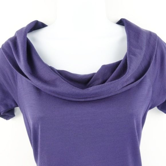 Arc'teryx A2B Cowl Neck Short Sleeve Tee Blue S - Picture 4 of 8